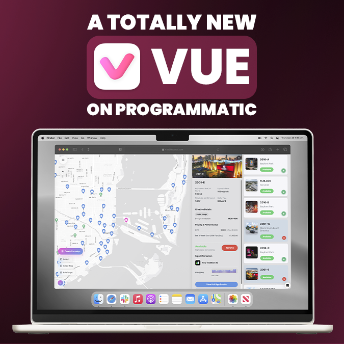 Vue Billboards — be seen everywhere